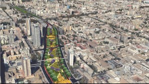 Estaría terminado en 2030: Así será el nuevo Parque Urbano que se ubicará por sobre la Autopista Central
