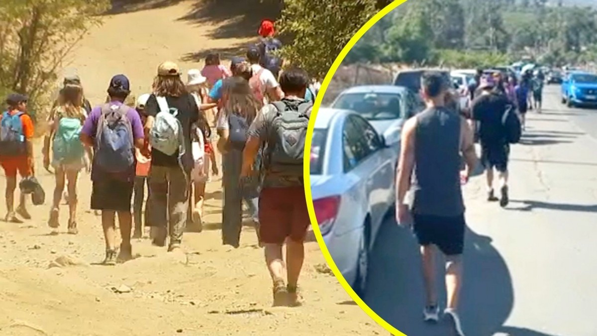 Caos en Parque Quebrada de Macul: Denuncian largas filas para ingresar y sobrecarga de visitantes en su interior