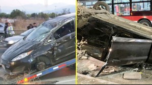 Insólito: Auto encontrado volcado en plena avenida de San Bernardo acumula 186 multas