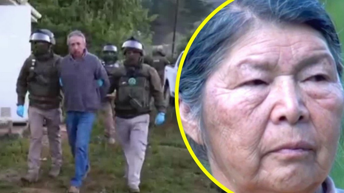 Desaparición de Julia Chuñil: Video muestra detención de tres hijos y exyerno acusados de asesinarla