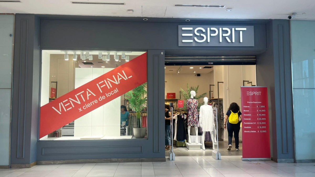 Esprit aún no deja Chile: Estas son las tiendas que están abiertas antes de su cierre definitivo