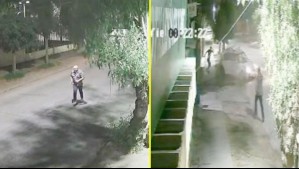 Video muestra asalto a exsuboficial mientras trabajaba como conductor de app: Abatió a dos delincuentes y un tercero escapó