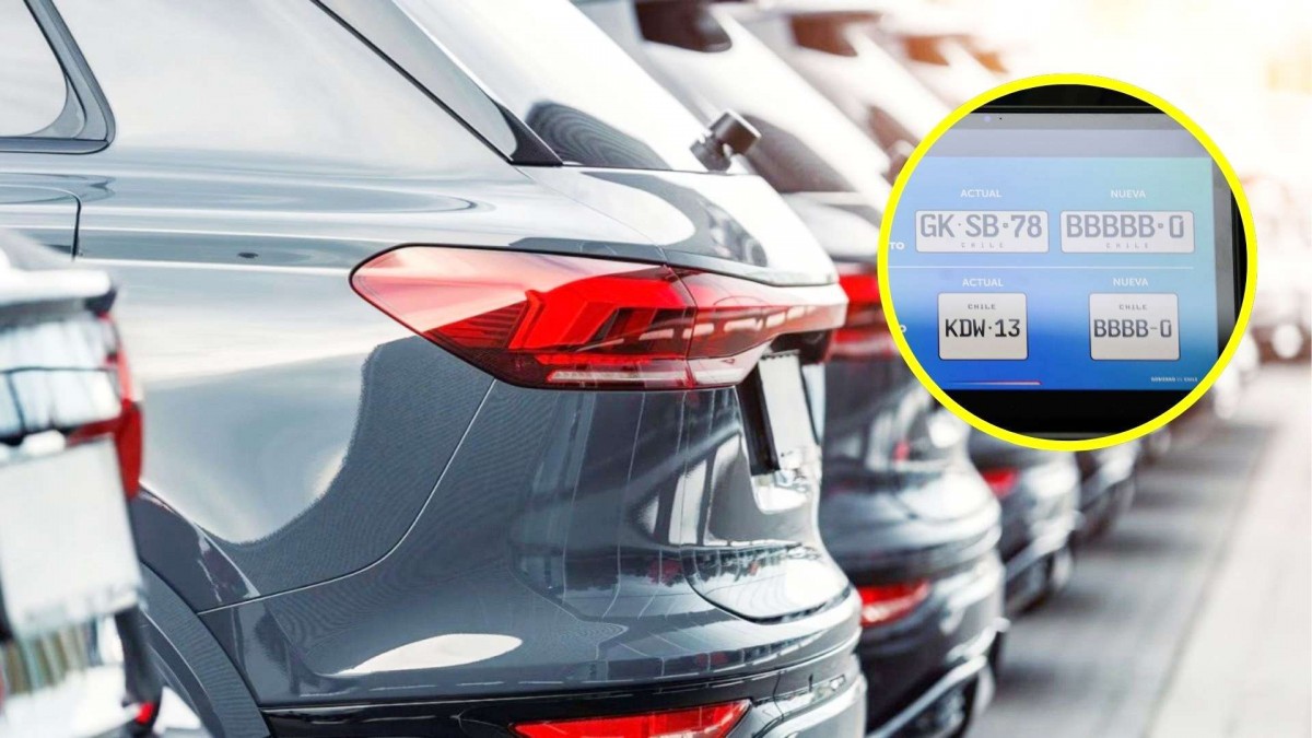 Más letras y menos números: Publican en Diario Oficial cómo serán las nuevas patentes para los vehículos en Chile