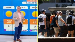 'A las 9 de la noche podríamos tener 27°C': Jaime Leyton advierte por ola de calor en Santiago y lluvia en el sur de Chile