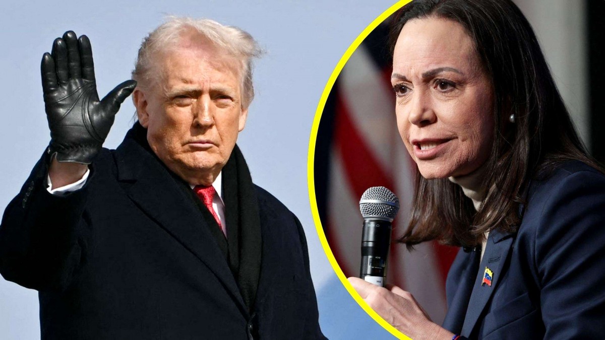 Tras reunión con Trump: Machado afirma que Venezuela está empezando 'una verdadera transición a la democracia'