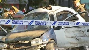 Un muerto y un herido dejó colisión de auto contra árbol en la comuna de Cerro Navia