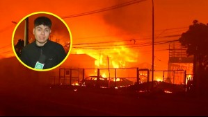 'La situación es muy compleja': El dramático testimonio de periodista de Meganoticias que huyó de incendio en Lirquén