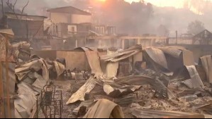 Casas destruidas y mucha pena: Así fue el amanecer en Lirquén tras paso de incendio forestal