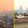 Vecinos de Punta de Parra, ubicada en la comuna de Tomé, región de Biobío, aseguran que el incendio forestal arrasó con casi todas las viviendas del sector, quedando solo escombros. Imágenes muestran la tragedia que se vive en el lugar.