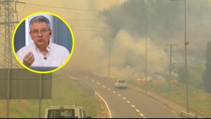 Jaime Leyton y escenario de incendios: 'Las horas que más preocupan son al final de la tarde. El viento se hace más persistente'