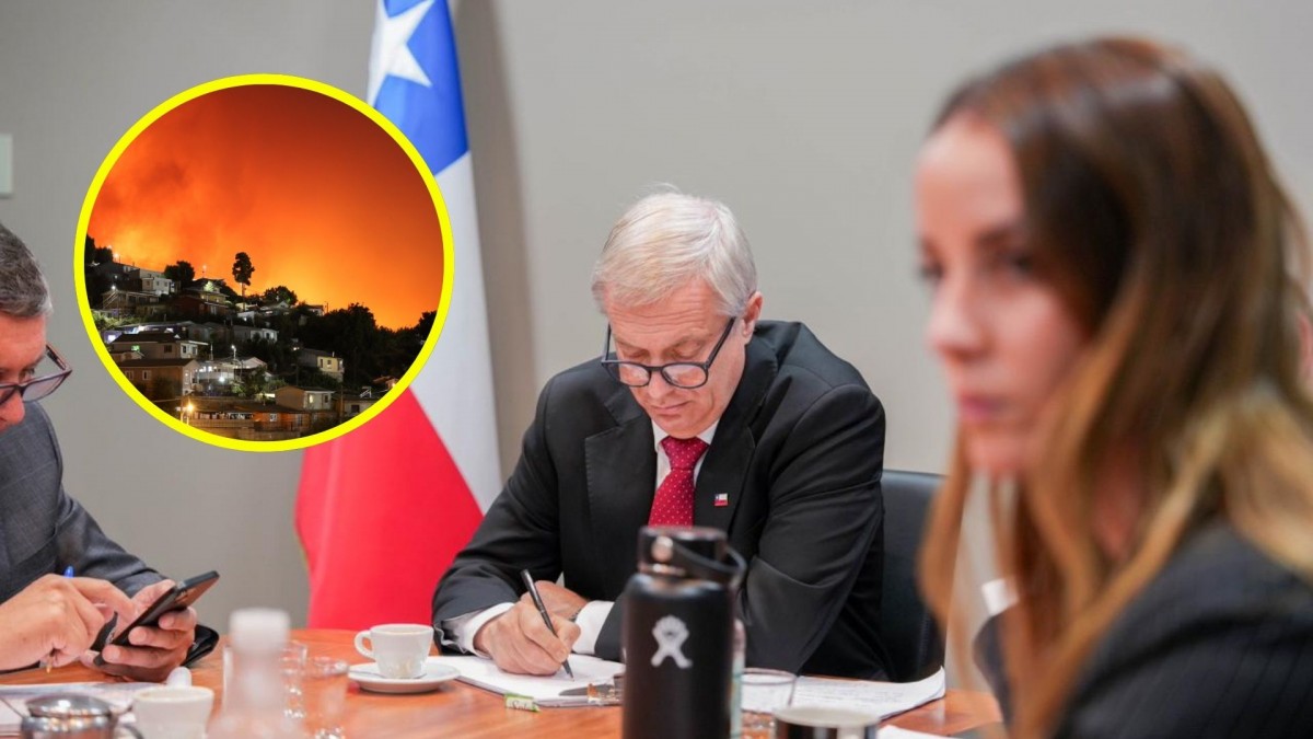 Kast se reúne con su equipo para analizar la emergencia que se vive por incendios forestales de Ñuble y Biobío