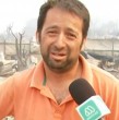 Luis es un habitante de Punta de Parra que en los últimos días perdió su casa a raíz del incendio forestal que afectó a este pueblo de Tomé. El hombre aprovechó las cámaras de Mucho Gusto para enviar un mensaje a su trabajo.