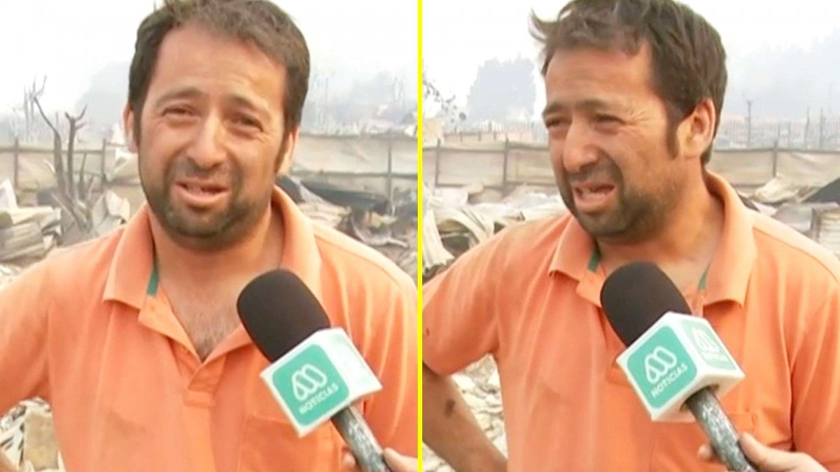 'No voy a poder llegar, no tengo cómo': Damnificado por incendio avisó por pantallas de Mucho Gusto que no podrá ir a su trabajo