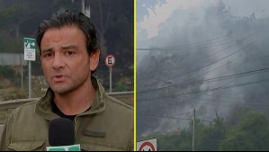 'La condición es de mucho humo': Gonzalo Ramírez muestra focos de incendio en Cuesta Caracol de Tomé