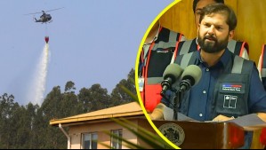 'Hay un tremendo potencial de que esto siga creciendo': Presidente Boric se reúne con alcaldes de La Araucanía por incendios