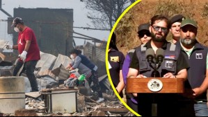 'Sé que vamos a salir adelante': Presidente Boric llega a Punta de Parra tras incendios forestales