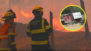 Condiciones de terreno y presencia de humo: Los riesgos a los que se enfrenta Bomberos en los incendios forestales