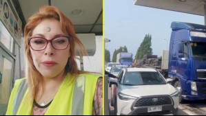 ¿Se puede cobrar peaje en plena emergencia?: Cajera muestra el ferviente llamado a levantar las barreras durante los incendios