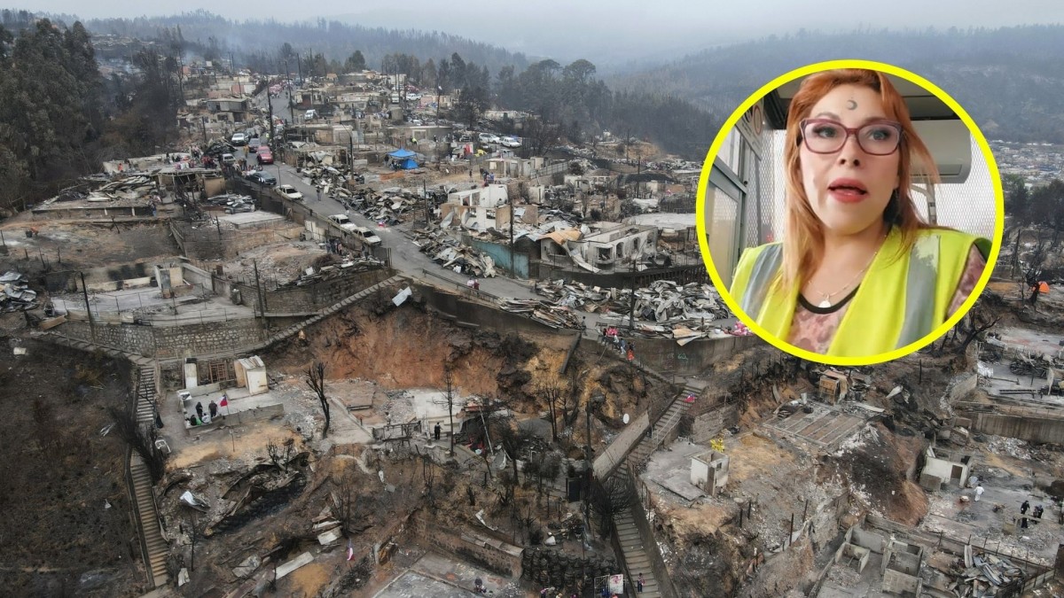 'Es lo peor que me ha tocado vivir': Cajera de peaje se lamenta al no poder levantar barreras de autopista durante incendios