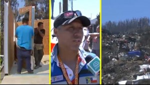 'Hemos venido con una ayuda social': Voluntarios remueven escombros tras el incendio forestal en Lirquén