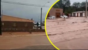 Alerta Temprana Preventiva desde Arica y Antofagasta por tormentas: Ya se registran inundaciones en la provincia del Loa