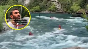 Guía dijo que 'no tenía nada que ver': Indignación por turistas que ingresaron con motos de agua a zona protegida de río Futaleufú