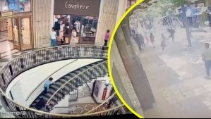 Video muestra cinematográfica captura: Detienen a 'puntero' que estafaba a personas que cambian dinero en el centro de Santiago