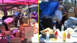 'Tenemos para 50 personas en la primera olla': Realizan comedores solidarios en sectores afectados por incendios forestales