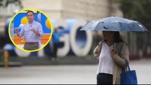 La lluvia está llegando a Santiago: Esta es la hora en que comenzará a llover este domingo en la capital