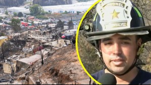 'Fue la situación más compleja que he vivido': Habla bombero que rescató a mellizas de incendios forestales en Lirquén