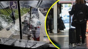 Llegaron tarde al terminal y perdieron el bus: Siguieron el vehículo, le cruzaron un auto en plena carretera y lo apedrearon