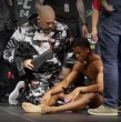 El peleador estadounidense Cameron Smotherman sufrió una estrepitosa caída durante la ceremonia de pesaje de la UFC 324, instancia previa al primer evento numerado de las Artes Marciales Mixtas. El deportista se desmayó y encendió las alarmas.