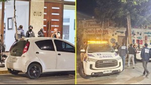 Un muerto y un herido deja ataque a disparos en Estación Central: Estaban arreglando un auto en la calle