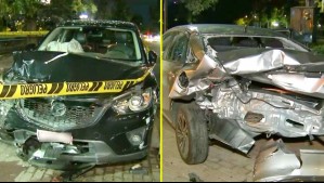 Conductora protagoniza violento choque en Providencia: Iba en estado de ebriedad y con documentos vencidos