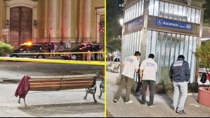 Ataque a disparos en plaza del centro de Santiago deja un hombre muerto y tres lesionados