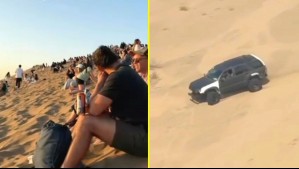 Vehículos, aglomeraciones y parlantes: Denuncian malas prácticas en dunas de Morrillos y Concón