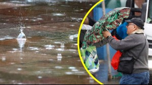 Lluvia en Concepción.