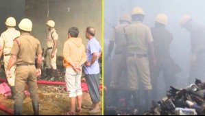 Incendio en dos edificios en India dejó cerca de 25 personas fallecidas