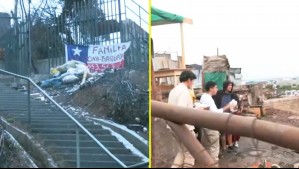 En medio de lluvias y tormentas eléctricas: Damnificados por incendios resguardan sus pertenencias por temor a robos