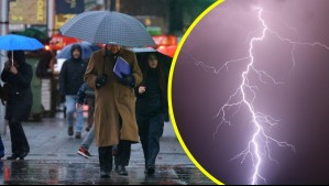 'Probabilidad de precipitaciones fuertes': Meteorología emite alerta por tormentas eléctricas en zonas de dos regiones del norte