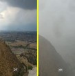Un video de Bomberos de Maipú muestra el paso del intenso temporal del sábado en dicha comuna. En las imágenes captadas desde un cerro se puede ver el rápido avance de las lluvias y el descendo brusco de las temperaturas.