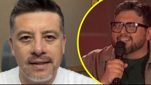 La reacción de Leandro Martínez tras chiste sobre 'cantantes tributo' de Luis Slimming