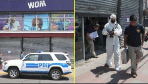 Millonario asalto en tienda WOM de San Miguel deja a cuatro trabajadores con lesiones