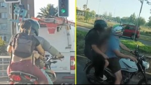 'Actitud criminal': Graban a padres viajando en moto con niños sin casco