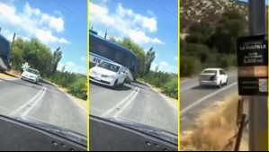 Impactante video muestra choque de vehículo con tren del Ramal: Imprudente maniobra casi provoca volcamiento