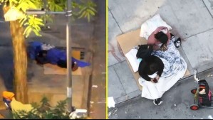 Comerciantes ambulantes durmieron en la calle para cuidar sus espacios y toldos en Barrio Meiggs