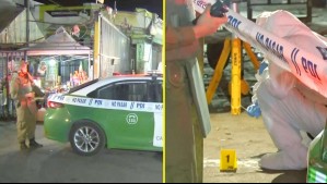 Balacera en la Vega Central termina con un hombre lesionado: Tuvo que ser asistido por carabineros