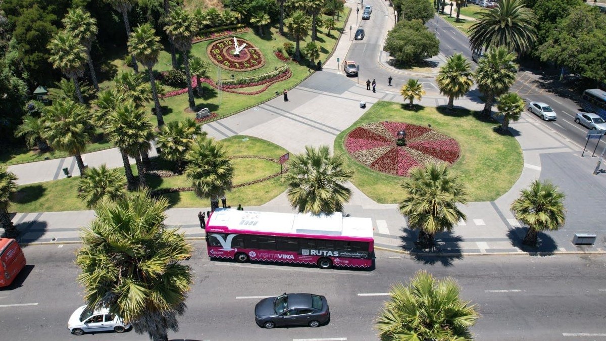 Éxito total en la Ciudad Jardín: Más de 10 mil pasajeros han recorrido Viña del Mar en bus eléctrico gratuito
