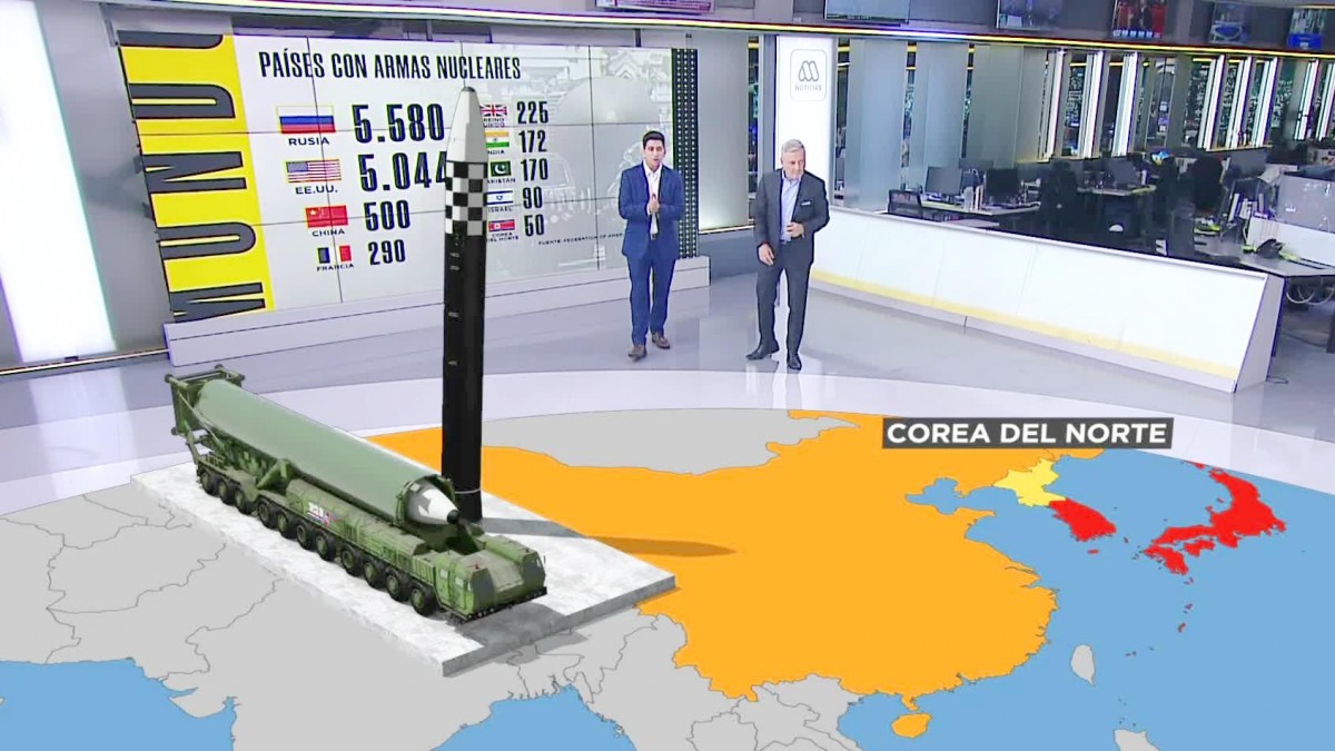 Dos concentran el 90% del arsenal mundial: Estos son los países con armas nucleares