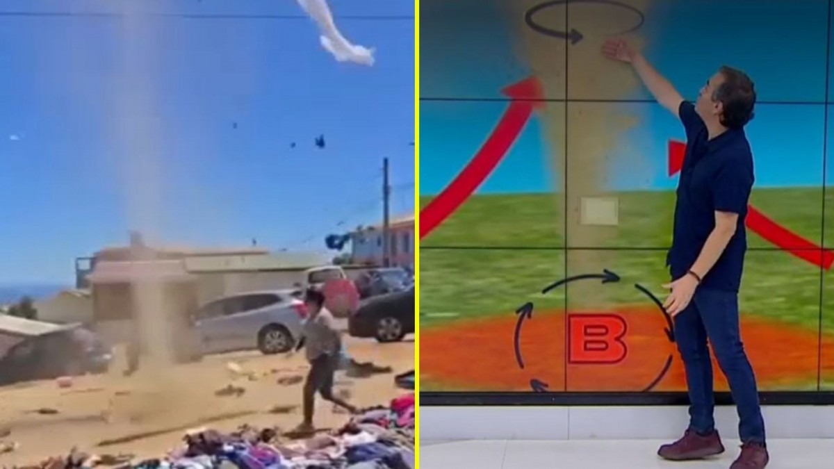 Torbellino hizo volar la ropa en feria de Viña del Mar: ¿Por qué ocurrió este fenómeno?